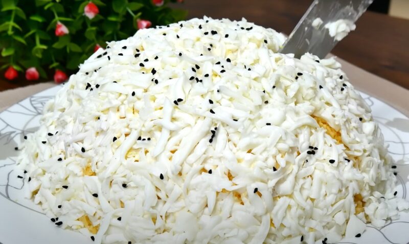 Все ищут его на столе. Красивый праздничный салат “Принцесса”