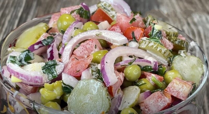 Рецепт легендарного салата "Зевс". В нашей семье его готовят на все праздники