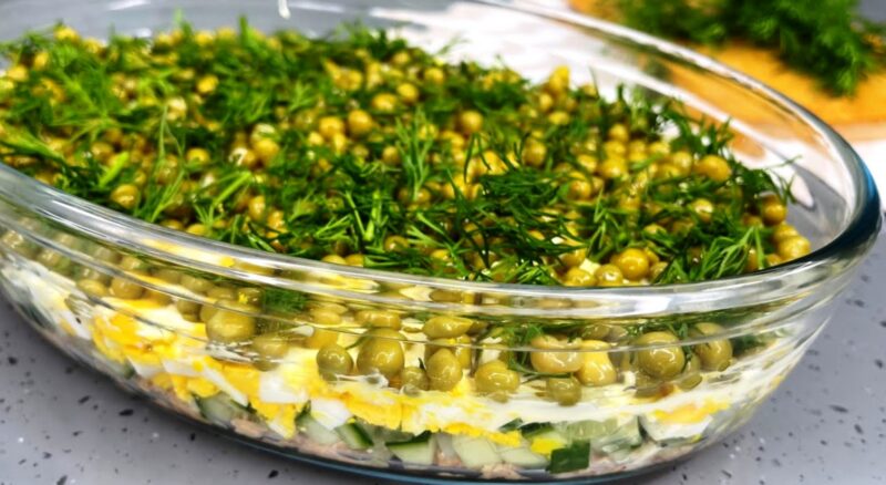 Мой "ходовой" салат за 5 минут: выручает всегда. Вкусный и сочный