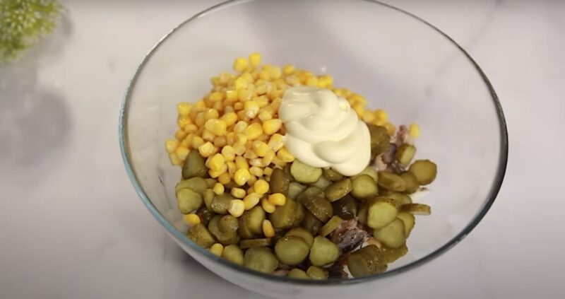 Салат "Восторг" готовлю 3 раза в неделю. Такой вкусный, что невозможно оторваться