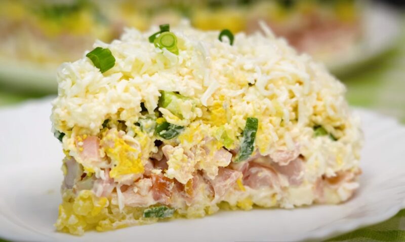 Готовлю на Новый год уже 3-й раз подряд. Безумно вкусный и красивый салат "Невеста"
