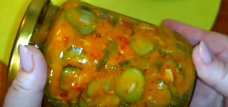 Салат из огурцов "Шантане" в острой заливке. Закрыла на зиму 17 банок: фантастически вкусный