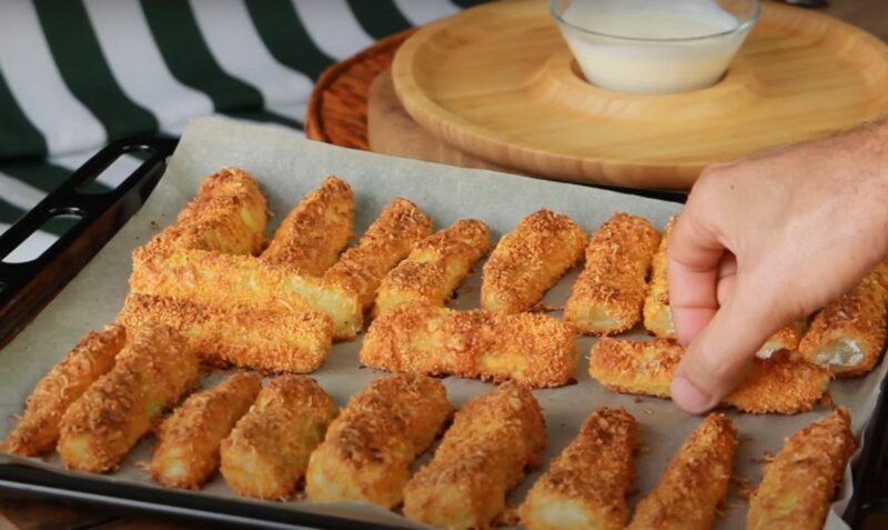 Кабачковые палочки: хрустят как чипсы, но без масла! Готовятся в духовке - полезно и вкусно