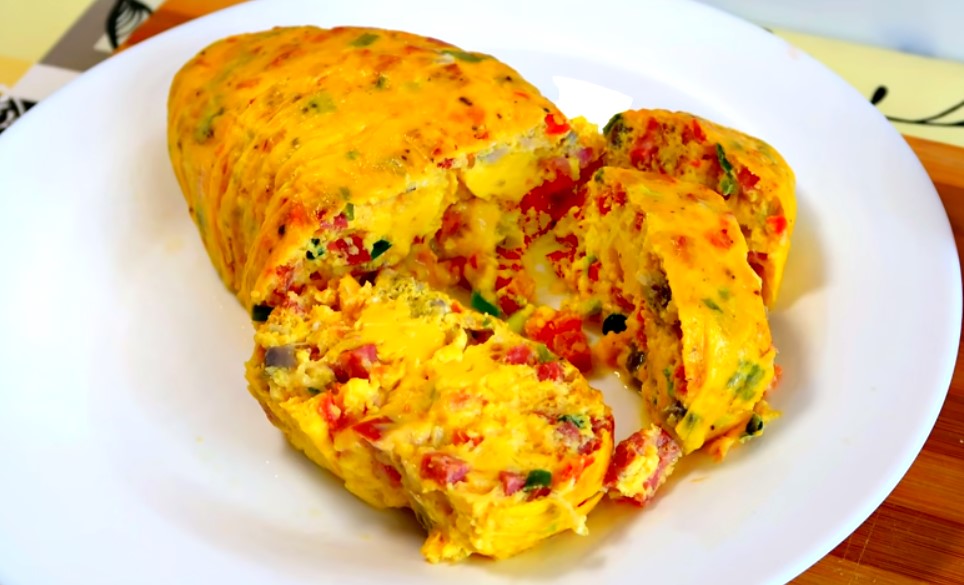Вкусный завтрак! Омлет в пакете готовлю уже 3 дня подряд