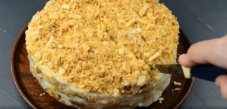 Домашний «Наполеон» без выпечки. Все смешали и готово: вкуснейший торт без выпечки на праздник