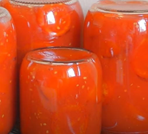 Помидоры на зиму в собственном соку: без уксуса и стерилизации