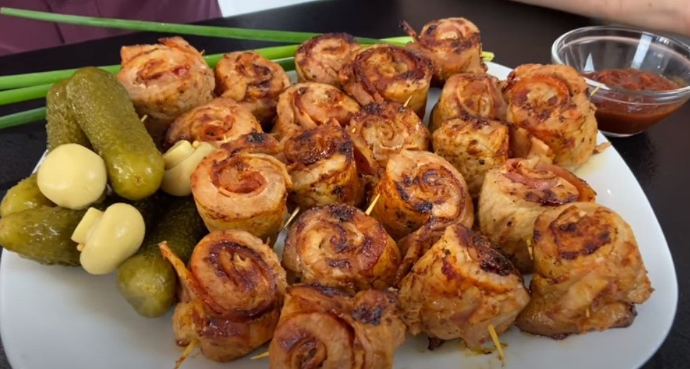 Вкусно, как шашлык. Мясные пальчики на праздник!